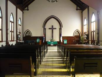 Nave de la iglesia. Fuente: autor.