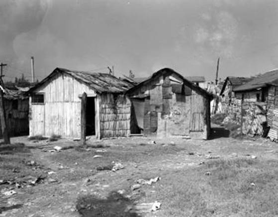 Casa en barrio de indigentes, Isla de Pinos
