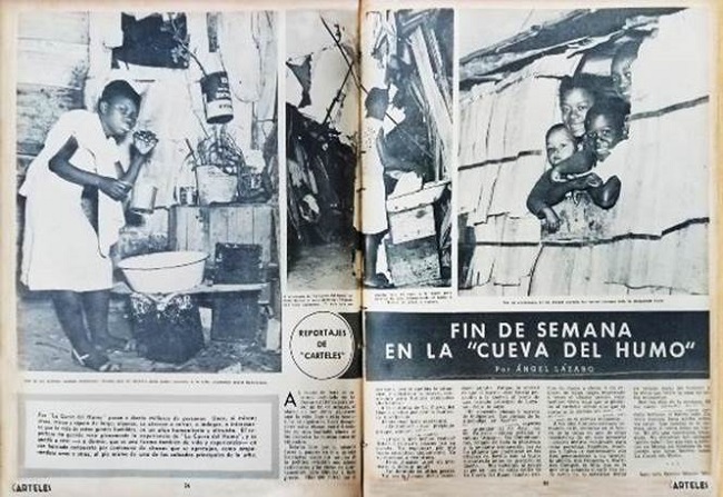 Reportaje sobre el barrio Cueva del humo en revista Carteles