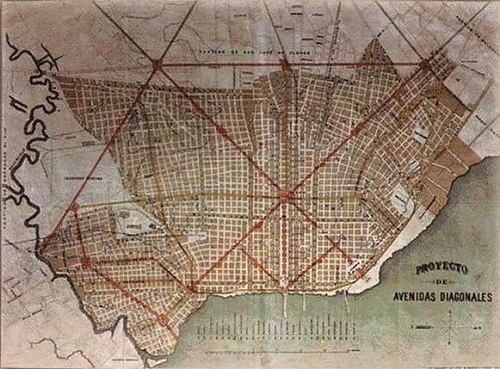 Plan de mejoras para Buenos Aires, 1887. 