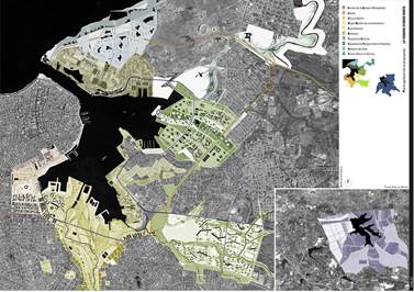 Metaplano de las propuestas del workshop La Habana Ciudad Bahía en 2011. 