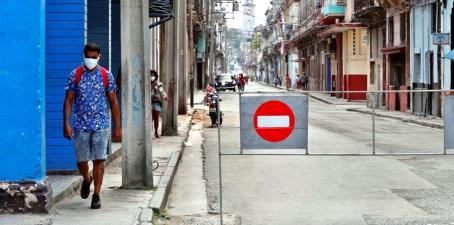Aislamiento parcial de zonas urbanas en La Habana por contagios del coronavirus. 