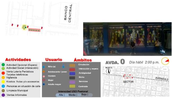 &Aacute;mbitos sobre fachada norte del Banco de Costa Rica. San Jos&eacute;, Costa Rica, 2016. 