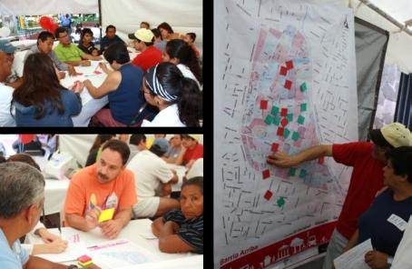 Trabajo con jóvenes, adultos y adultos mayores, con la finalidad de identificar problemáticas en su entorno y plantear estrategias de solución desde la participación ciudadana. 