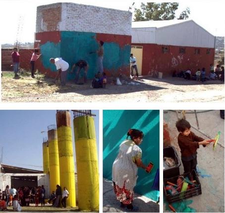 Trabajo comunitario dirigido al mejoramiento del entorno urbano, consolidando la participación activa de la comunidad. 