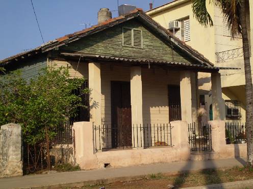 Casa port&aacute;til de tipo econ&oacute;mico, construida en el reparto Torrecilla, actual municipio La Lisa, 1922. Propietario: Jos&eacute; Viera.