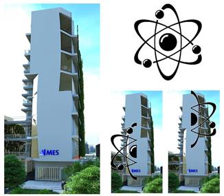 Fachada por la calle F.