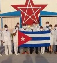 Brigada m&eacute;dica cubana en el Centro de colaboraci&oacute;n m&eacute;dica Internacional.