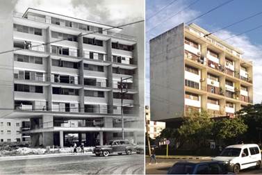 Edificio D&uacute;plex, calle 23 No. 1516, esquina a 26, Vedado, 1950 (Tabla 1, No. 6).