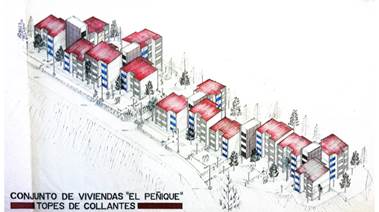 Perspectiva general del proyecto &ldquo;El Pe&ntilde;ique&rdquo; (Imagen de archivo), perteneciente a Empresa de Proyectos de Arquitectura e Ingenier&iacute;a, EMPROY Villa Clara. 