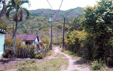 Viviendas en asentamiento rural de monta&ntilde;a, Gavilanes, Fomento, Sancti Spiritus
