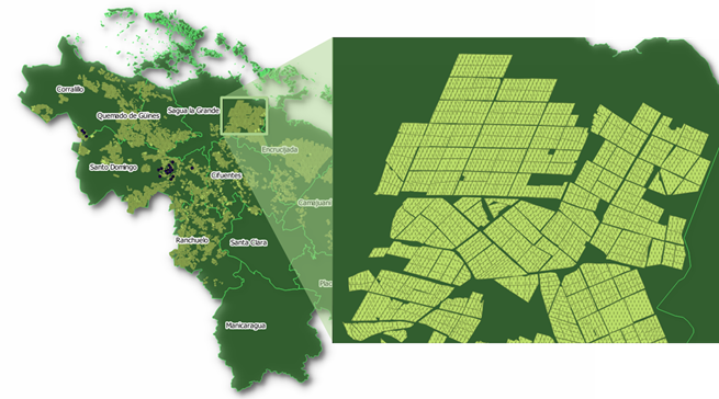 Zonificación de áreas cañeras de la Provincia de Villa Clara