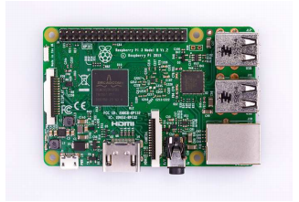 Placa de desarrollo Raspberry Pi 3.