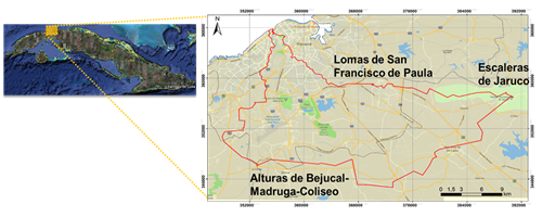 Ubicaci&oacute;n geogr&aacute;fica de la cuenca Almendares-Vento.