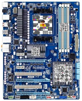 Motherboard para imprimir.