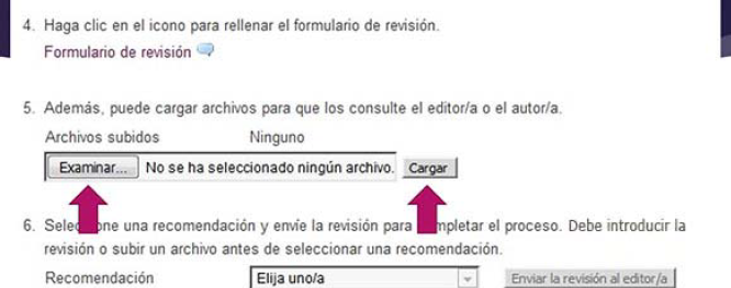 Pasos necesarios para subir una versión corregida.