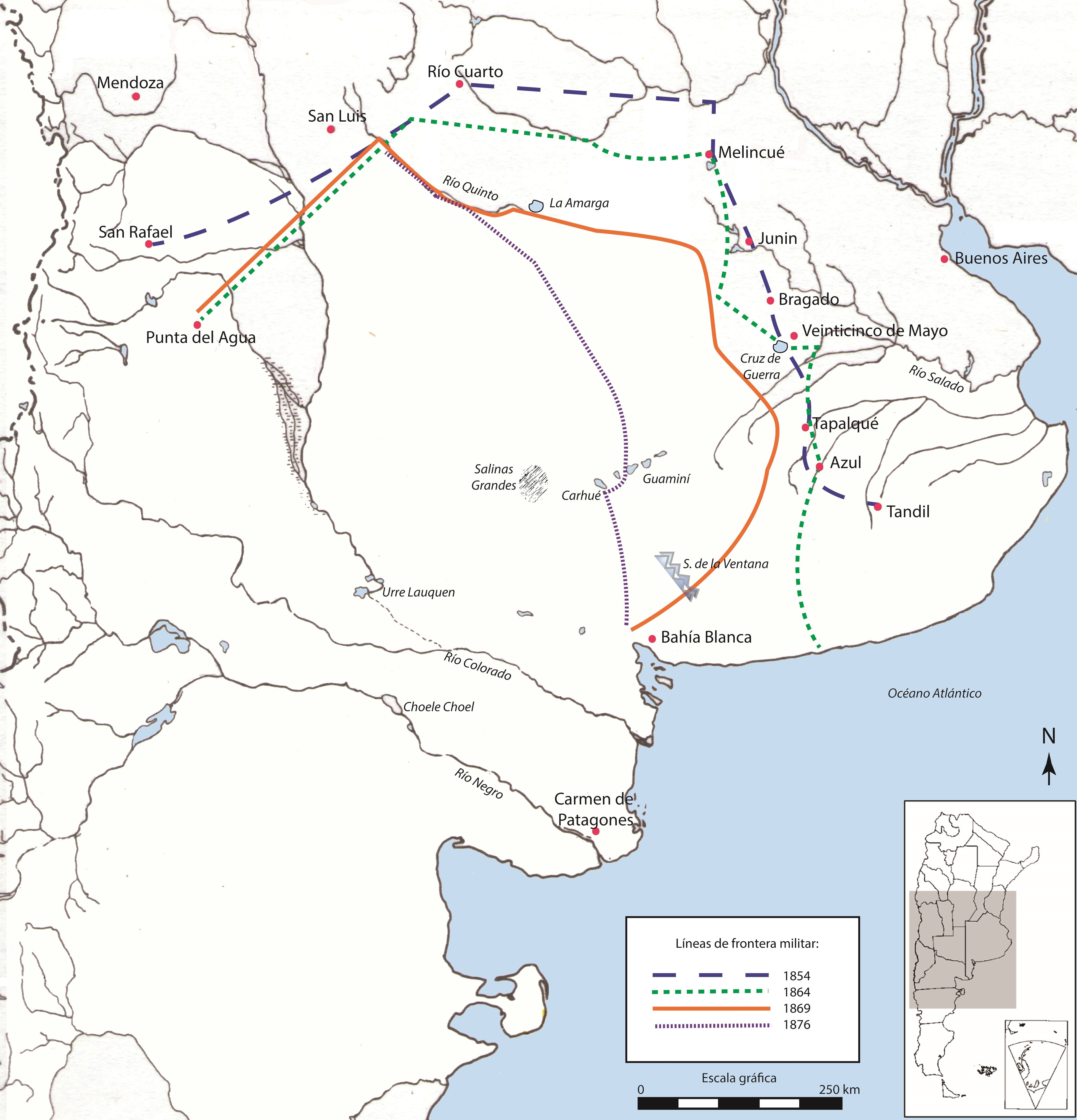 La
frontera de Pampa y nor-Patagonia en la segunda mitad del siglo XIX21