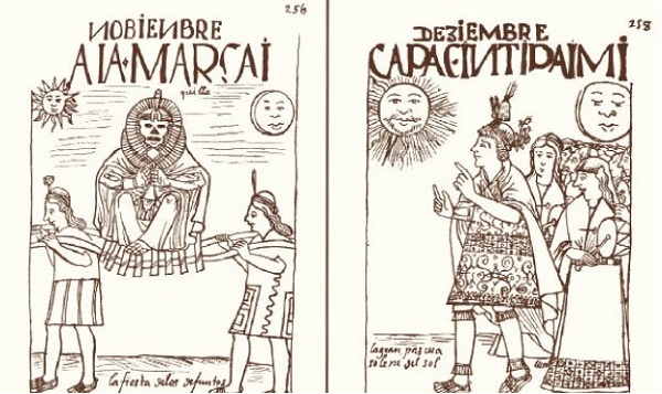 Uso de chipanas entre los emblemas de poder usados en festividades y celebraciones (Guaman Poma [1615] 1980: 258-260).