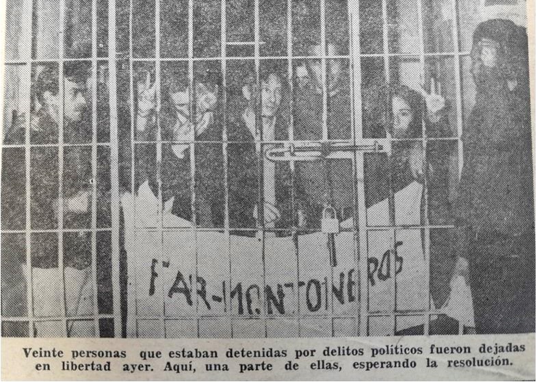 Presos políticos esperando la liberación