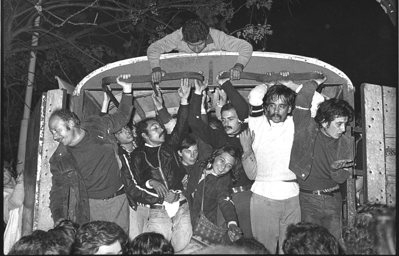 Liberaci�n de los presos en la c�rcel de Villa Devoto