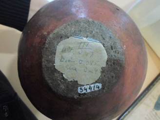 Pieza de la Colecci&oacute;n "Amel&iacute;a Largu&iacute;a de Crouzeilles", Divisi&oacute;n Arqueolog&iacute;a del Museo Etnogr&aacute;fico y Colonial de Santa Fe