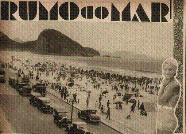 Praia de Copacabana em 1933