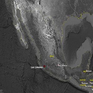 Ubicaci&oacute;n del sitio arqueol&oacute;gico Los Limones.