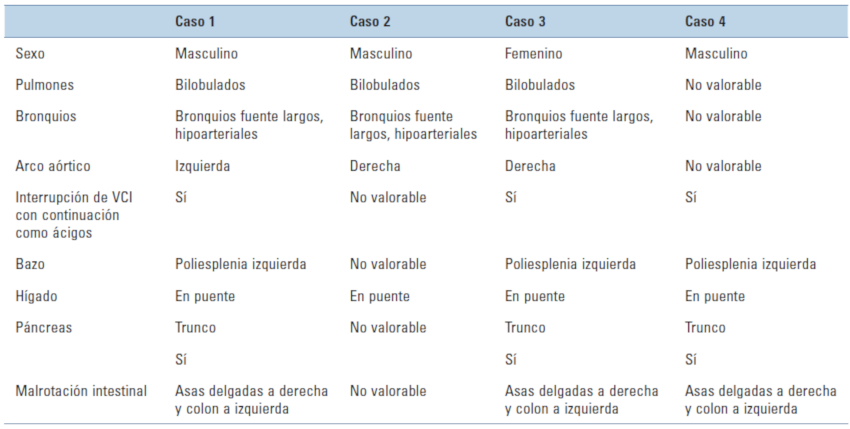 Resumen de los hallazgos