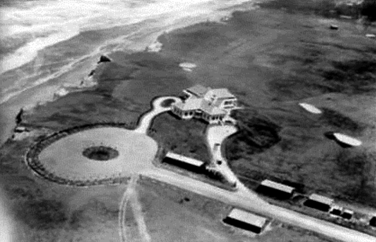 Condiciones ambientales litorales originales con vista del establecimiento agropecuario &ldquo;El Saboyardo&rdquo;