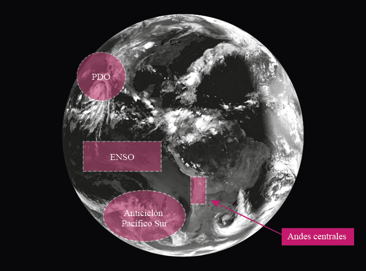 Ubicaci&oacute;n del &aacute;rea de estudio y de los diagnosticadores analizados en este trabajo