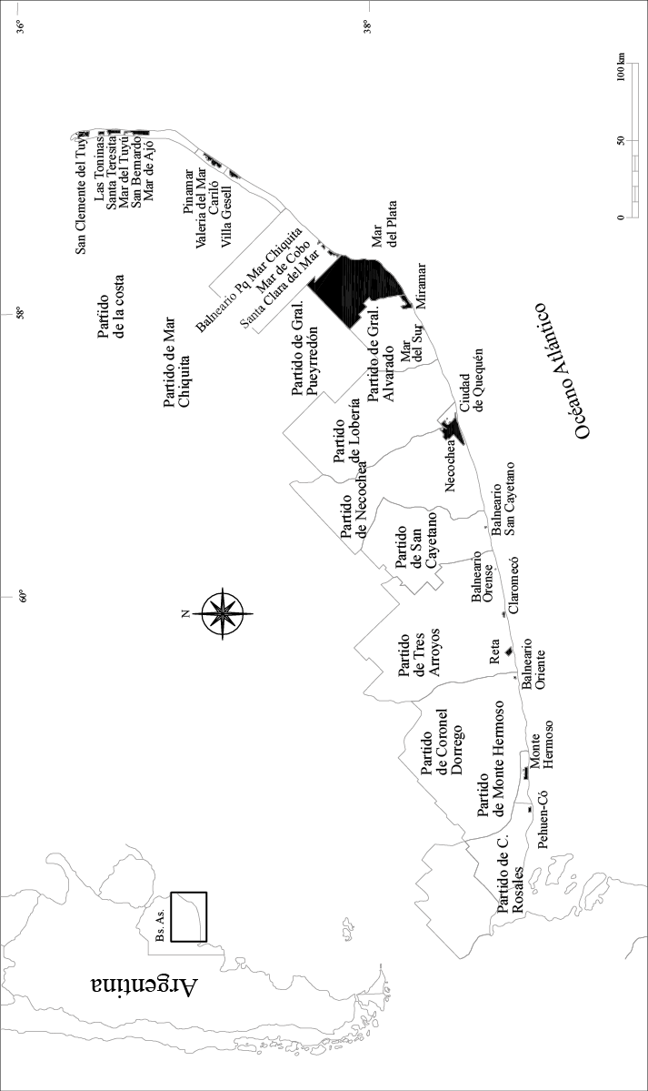 Ubicación del área de estudio