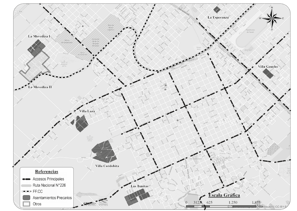 Asentamienos informales. Tandil, 2016