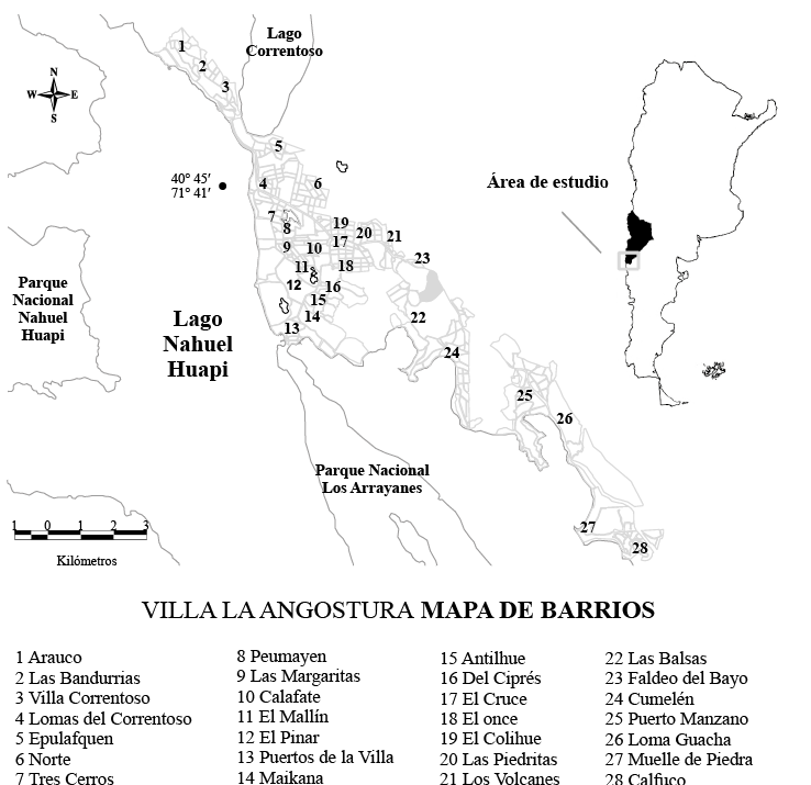 Barrios de Villa La Angostura, Neuqu&eacute;n. 2010.