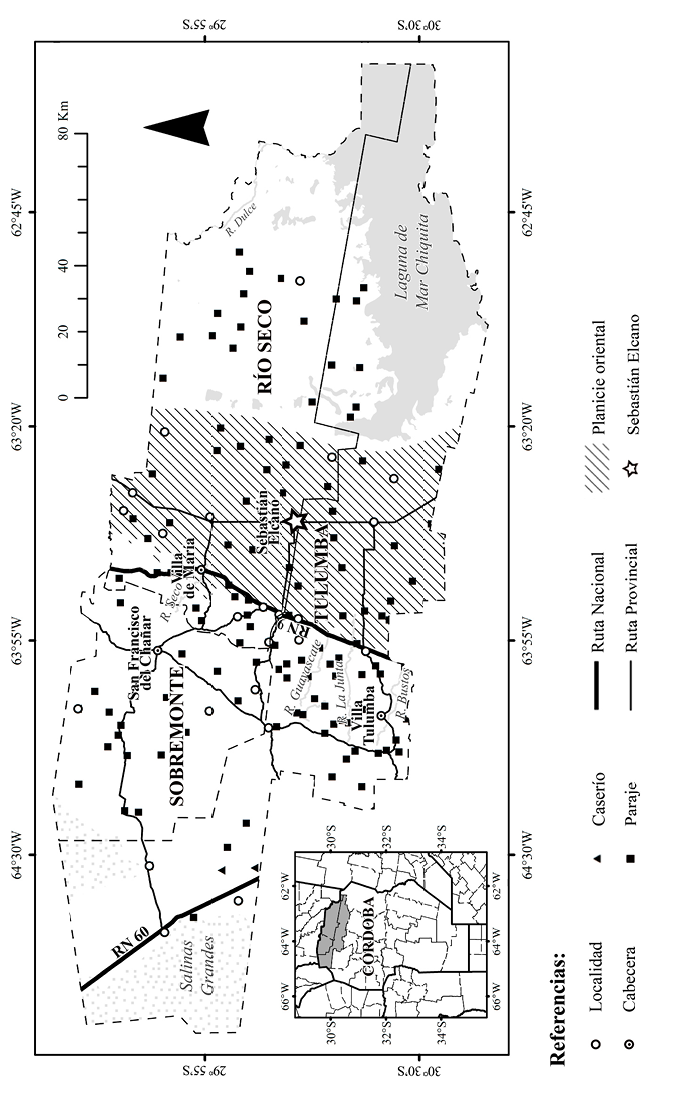 Norte de la provincia de Córdoba.