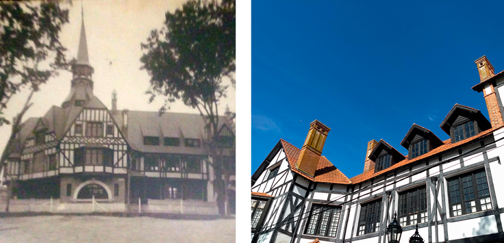 Rowing Club Argentino, aspecto original y actual.