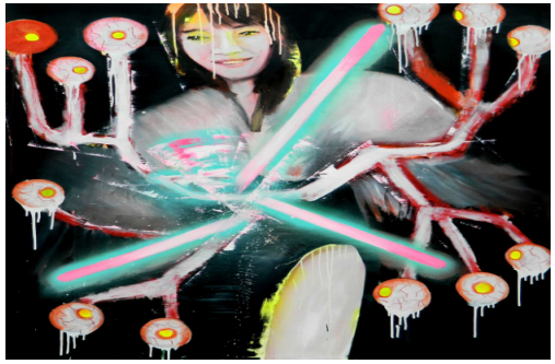 &ldquo;The Light Being&rdquo; series (2012). Retrato de mujer joven