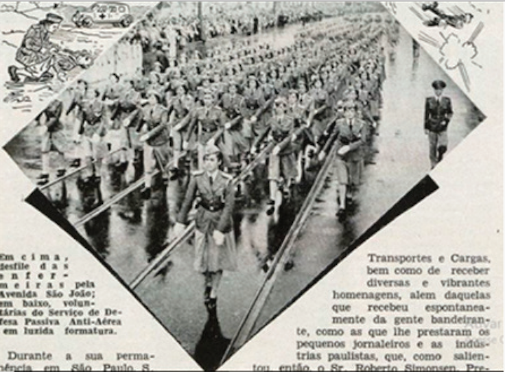 Desfile na Avenida S&atilde;o Jo&atilde;o no 389&ordm; anivers&aacute;rio da funda&ccedil;&atilde;o de S&atilde;o Paulo