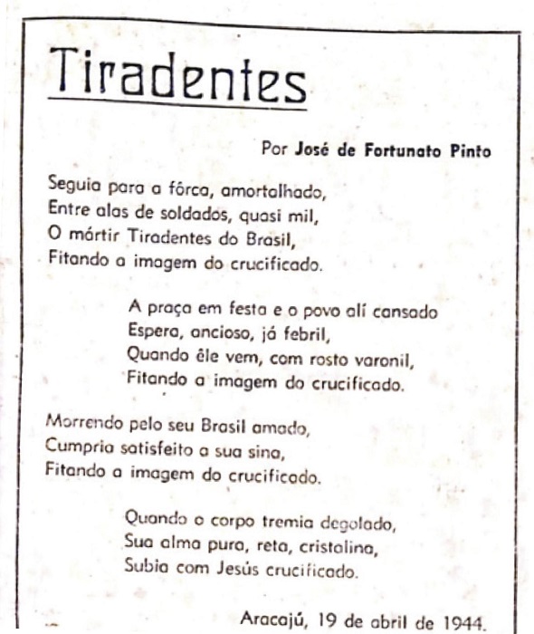 : Poema Tiradentes