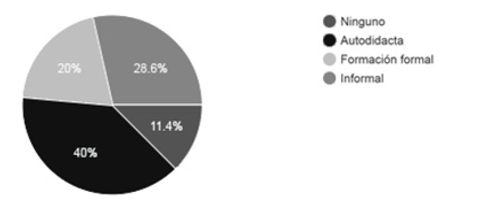 Conocimientos en inform�tica de los cursantes de la Especializaci�n