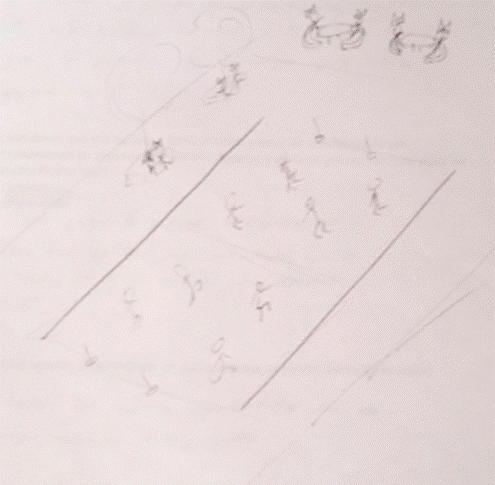 Representacin del patio escolar