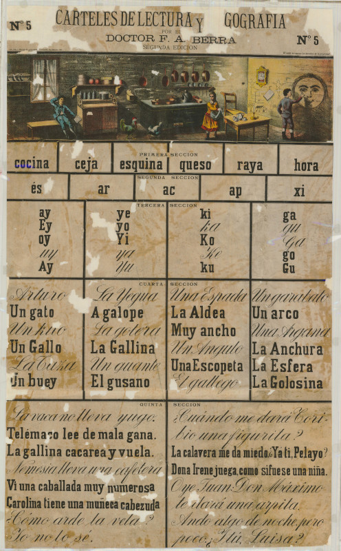 Berra, Cartel N 5, imagen perteneciente a la Biblioteca Nacional de Uruguay, Sala de Materiales Especiales.