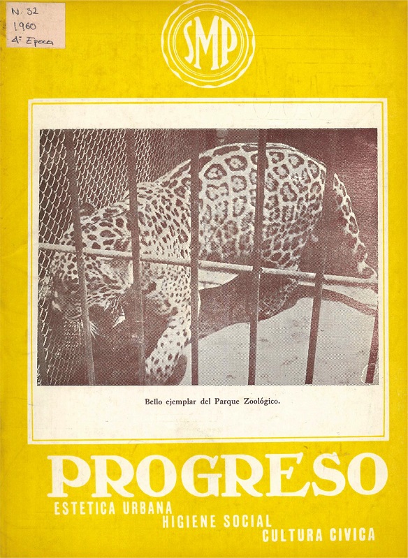 Cover of Progreso (n.32, 1960), a publication from Sociedad de Mejoras Públicas