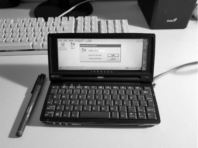 Figura 3. Conectando a Rolling BBS desde una HP
Jornada 720, 2018