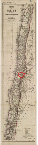 Departamento de Caupolicán en el siglo XIX