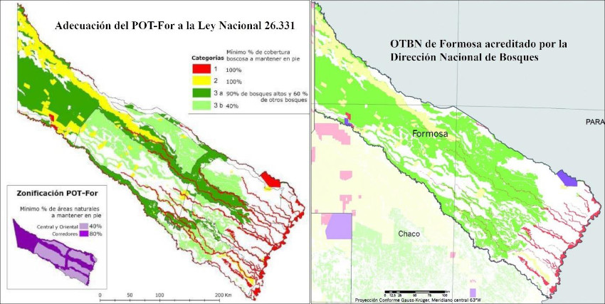 Adecuaci&oacute;n del POT-For a la Ley Nacional de Bosques Nativos y OTBN de Formosa acreditado por la Direcci&oacute;n Nacional de Bosques en julio de 2011