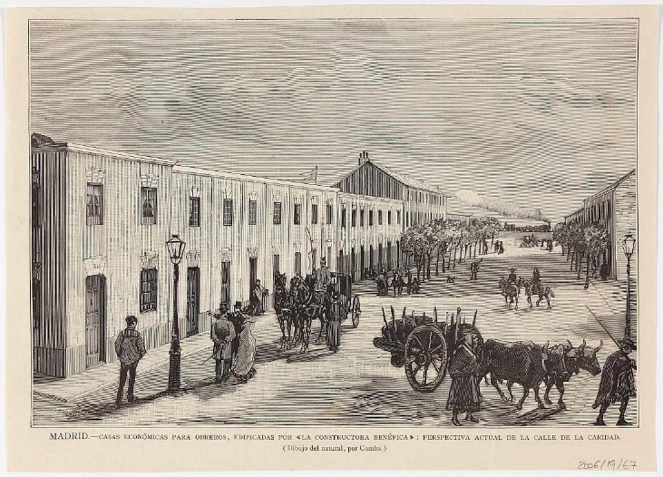 Madrid - Casas econ�micas para obreros, edificadas por la Constructora Ben�fica