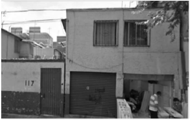 Accesoria, calle Doctor Andrade, colonia Doctores. Fuente: Google Maps, consultado en marzo, 2015.