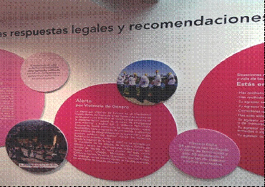 Exposici&oacute;n &ldquo;Feminicidio en M&eacute;xico&rdquo;. Museo Memoria y Tolerancia. Foto:
							Jos&eacute; Ricardo Guti&eacute;rrez (2017)