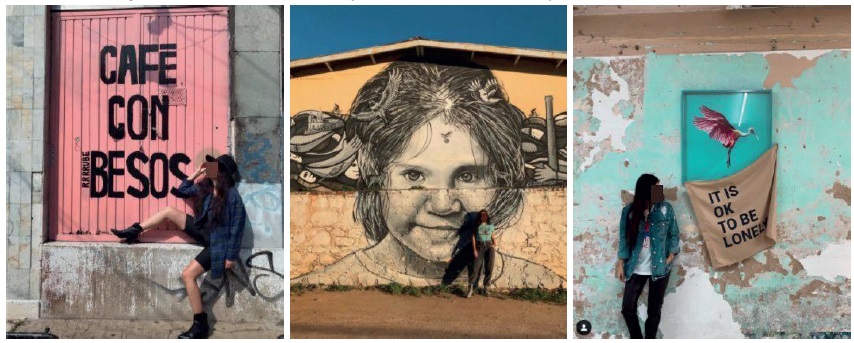 Ejemplos de relaci�n de fondo o soporte con fachadas tem�ticas