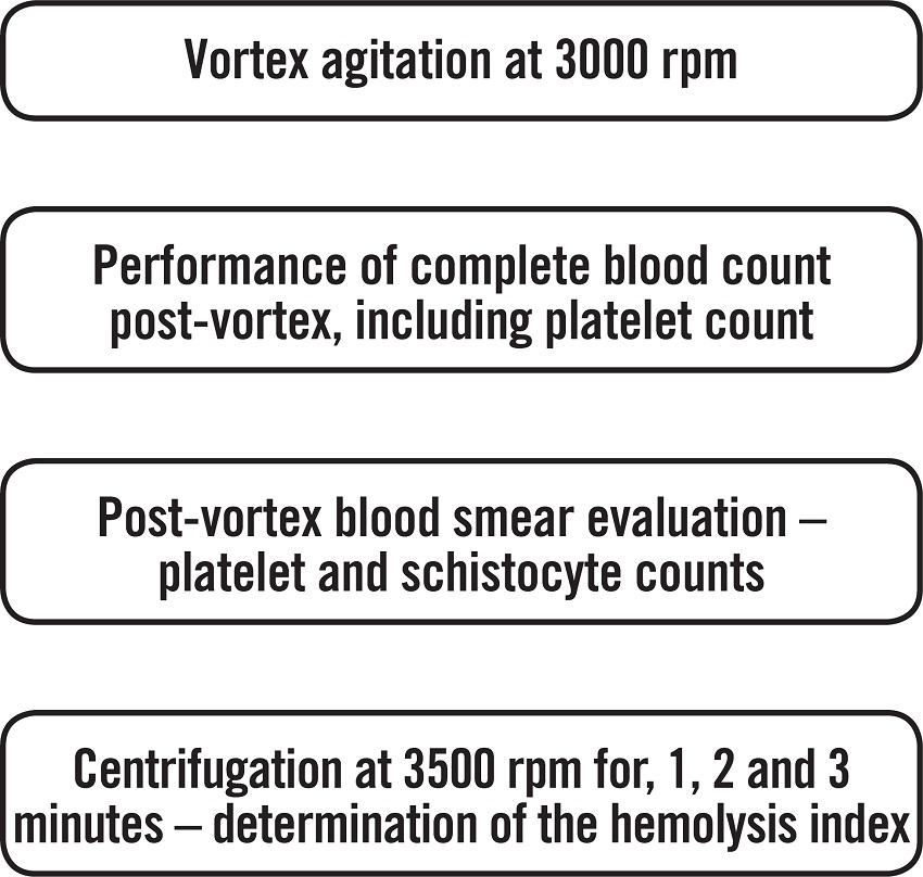 Flowchart showing methodological aspects of the experiment